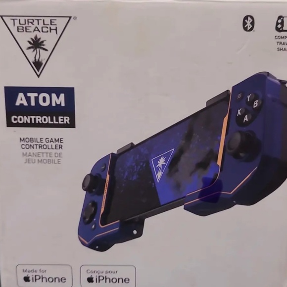 Turtle Beach - Atom iOS Game Controller for Apple Phones - Cobalt Blue - Picture 1 of 12